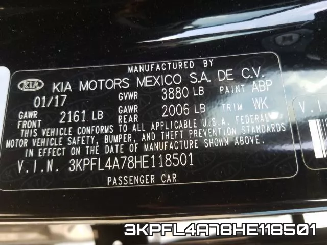 3KPFL4A78HE118501 фото 2