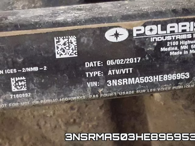 3NSRMA503HE896953 фото 2
