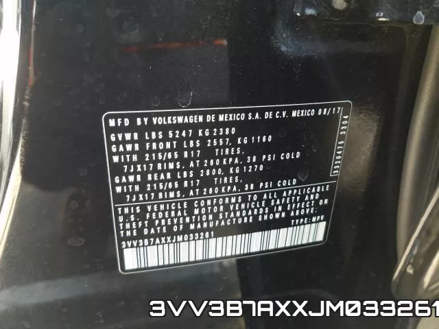 3VV3B7AXXJM033261 фото 2