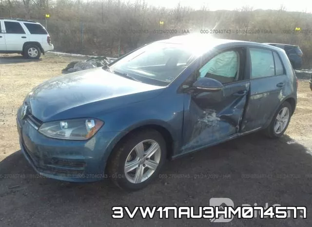 3VW117AU3HM074577 фото 3