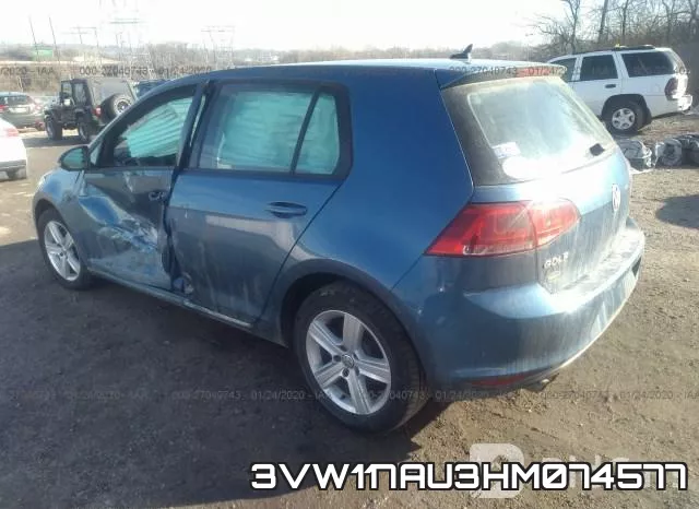 3VW117AU3HM074577 фото 4