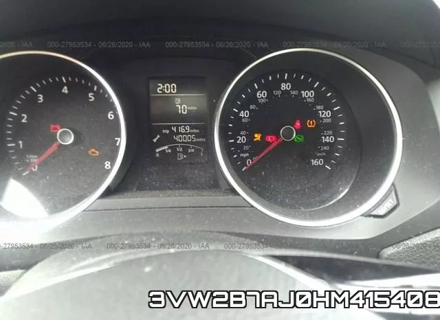 3VW2B7AJ0HM415408 фото 8