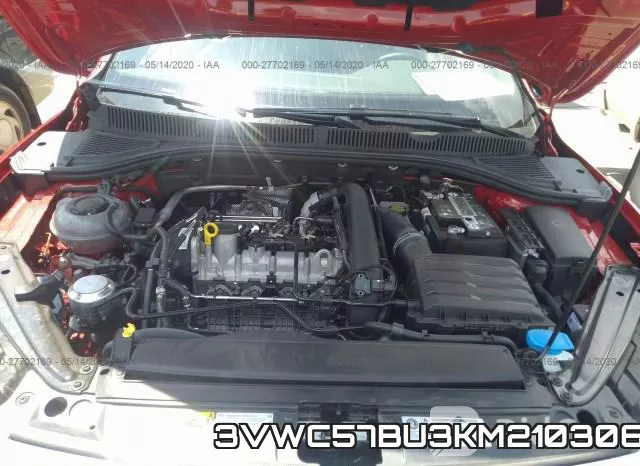 3VWC57BU3KM210306 фото 2