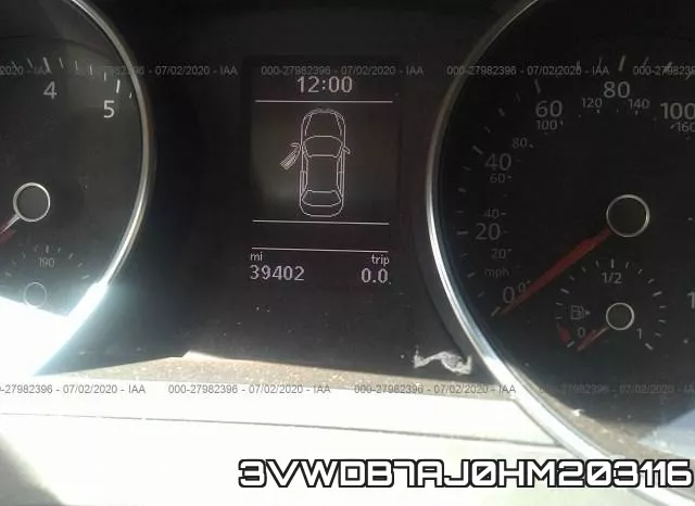 3VWDB7AJ0HM203116 фото 8