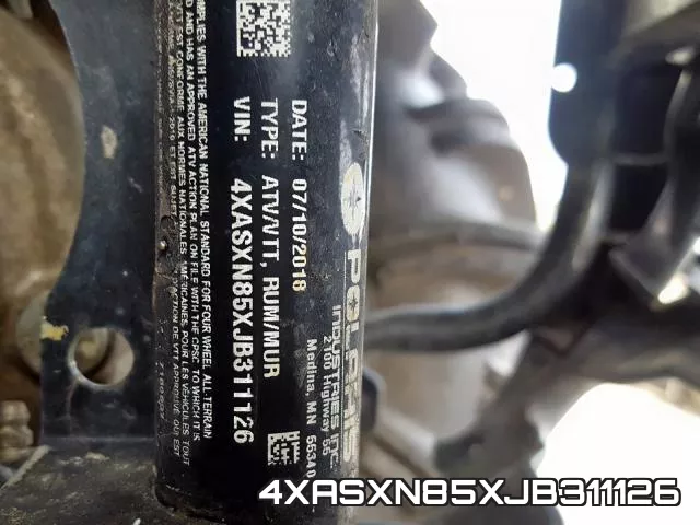 4XASXN85XJB311126 фото 2