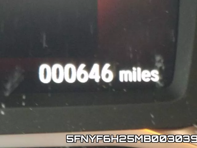 5FNYF6H25MB003039 фото 9