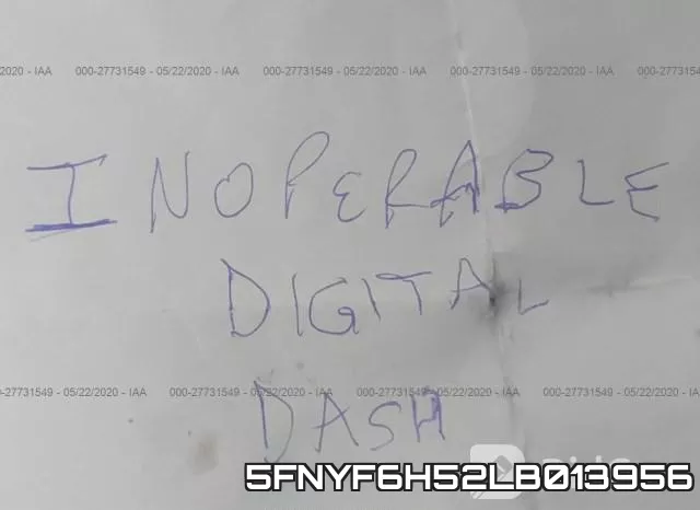 5FNYF6H52LB013956 фото 8