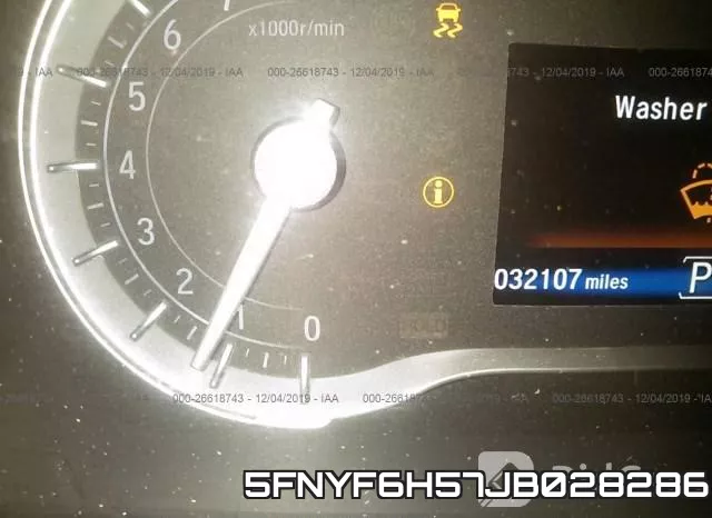 5FNYF6H57JB028286 фото 8