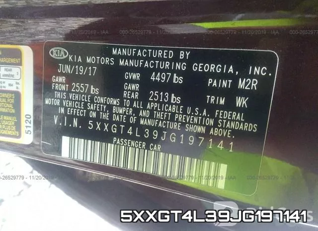 5XXGT4L39JG197141 фото 10