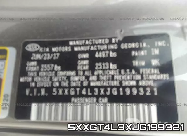 5XXGT4L3XJG199321 фото 10