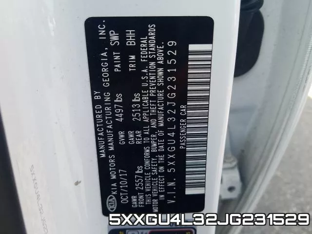 5XXGU4L32JG231529 фото 2