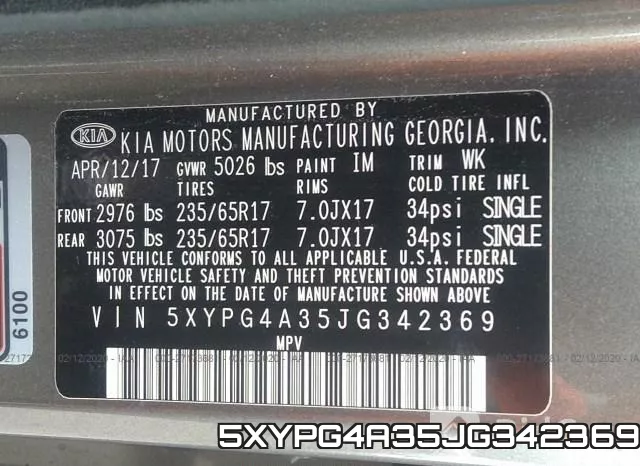 5XYPG4A35JG342369 фото 10