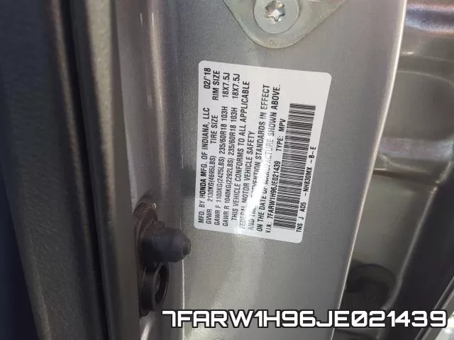 7FARW1H96JE021439 фото 2