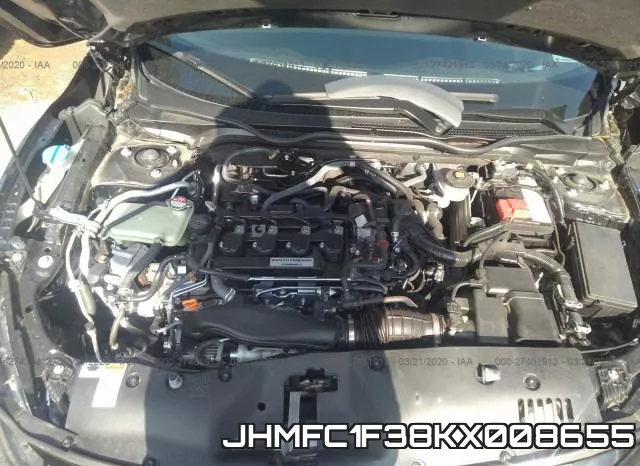 JHMFC1F38KX008655 фото 2