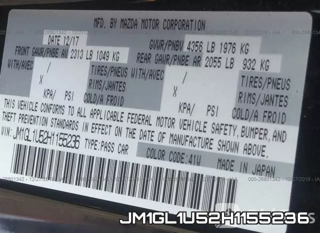JM1GL1U52H1155236 фото 10