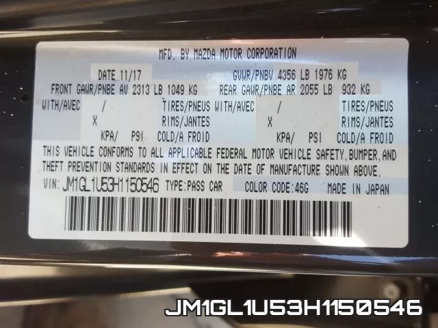 JM1GL1U53H1150546 фото 2