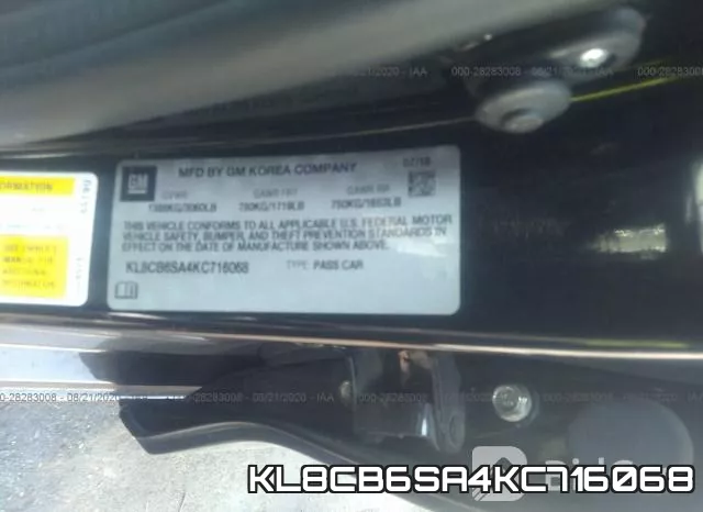 KL8CB6SA4KC716068 фото 9