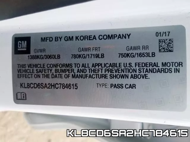 KL8CD6SA2HC784615 фото 2