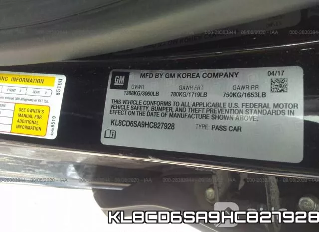 KL8CD6SA9HC827928 фото 10