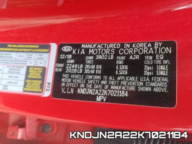 KNDJN2A22K7021184 фото 2