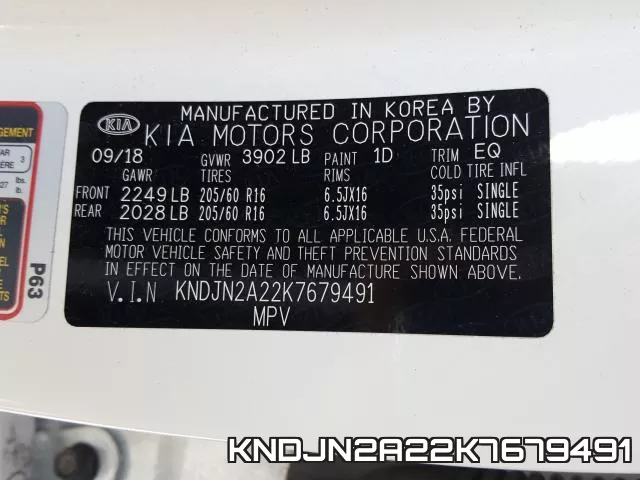 KNDJN2A22K7679491 фото 2
