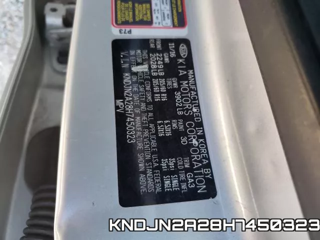 KNDJN2A28H7450323 фото 2