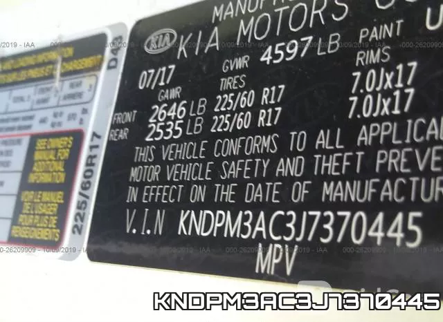 KNDPM3AC3J7370445 фото 10