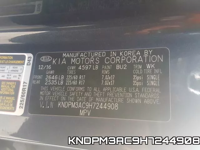 KNDPM3AC9H7244908 фото 2
