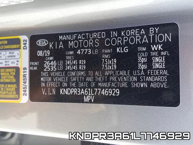 KNDPR3A61L7746929 фото 2