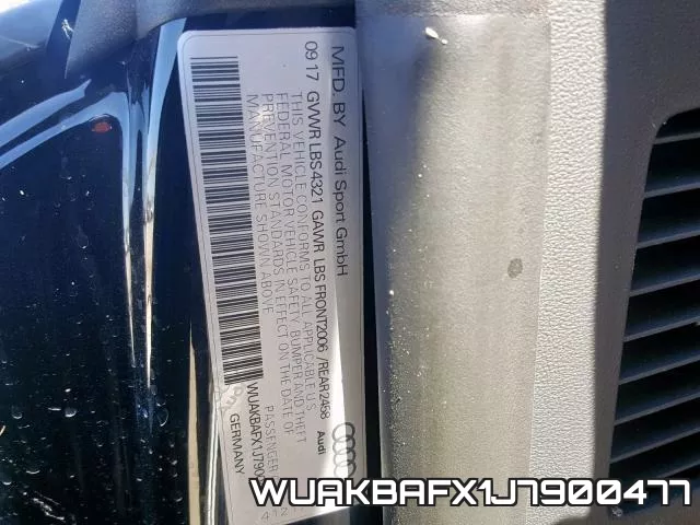 WUAKBAFX1J7900477 фото 2