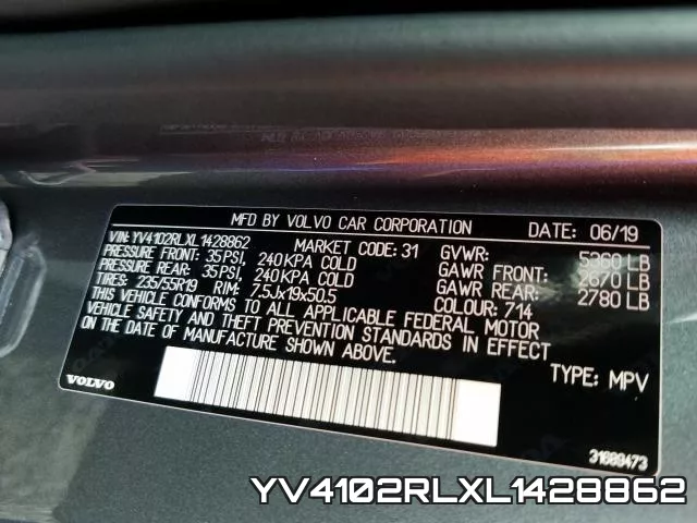 YV4102RLXL1428862 фото 2