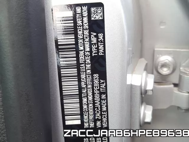 ZACCJAAB6HPE89638 фото 2
