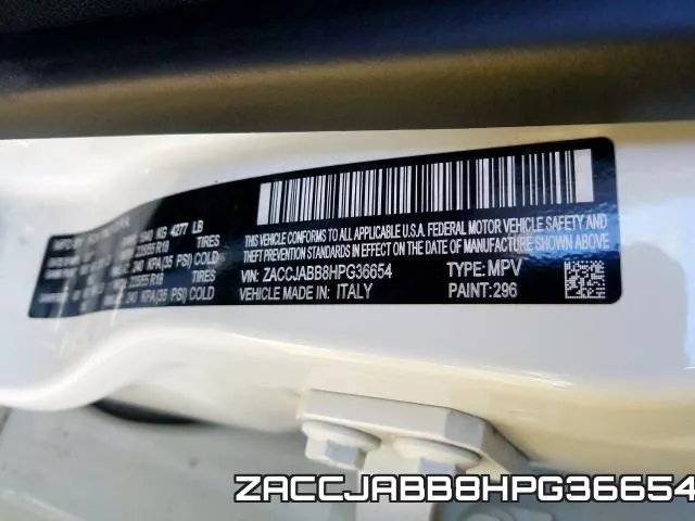 ZACCJABB8HPG36654 фото 2