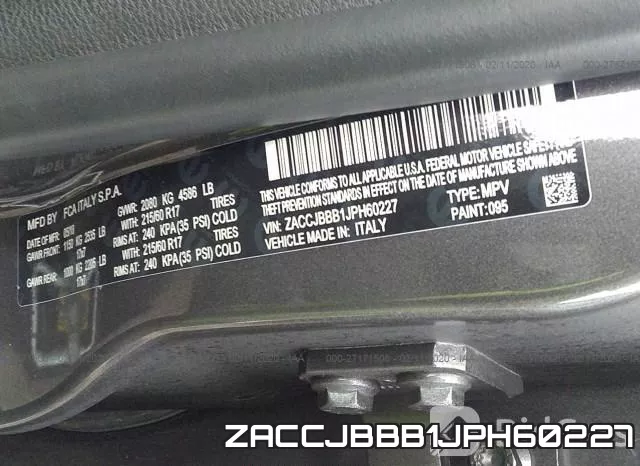 ZACCJBBB1JPH60227 фото 10