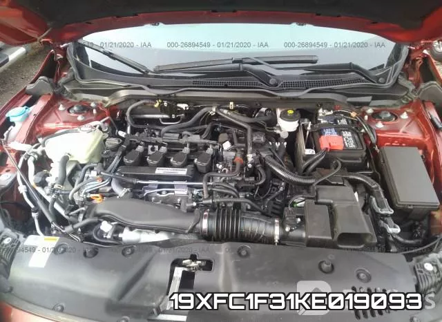 19XFC1F31KE019093 фото 2