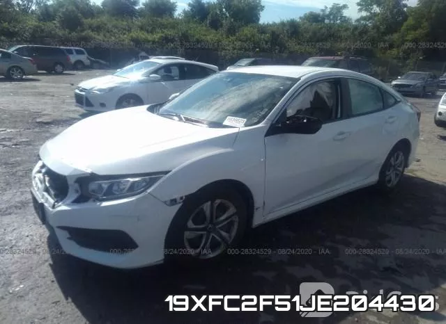 19XFC2F51JE204430 фото 3