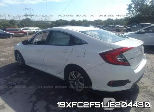 19XFC2F51JE204430 фото 4