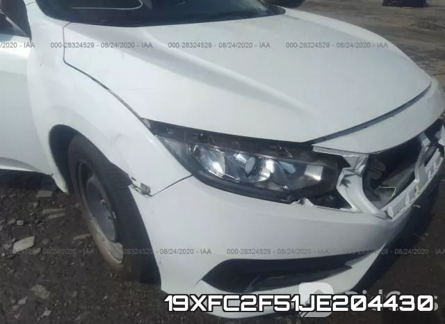 19XFC2F51JE204430 фото 7