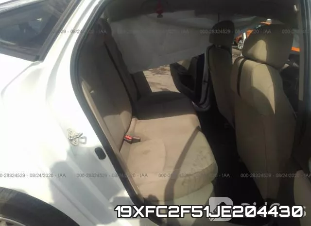 19XFC2F51JE204430 фото 9