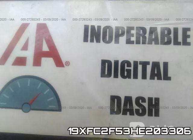 19XFC2F53HE203306 фото 8