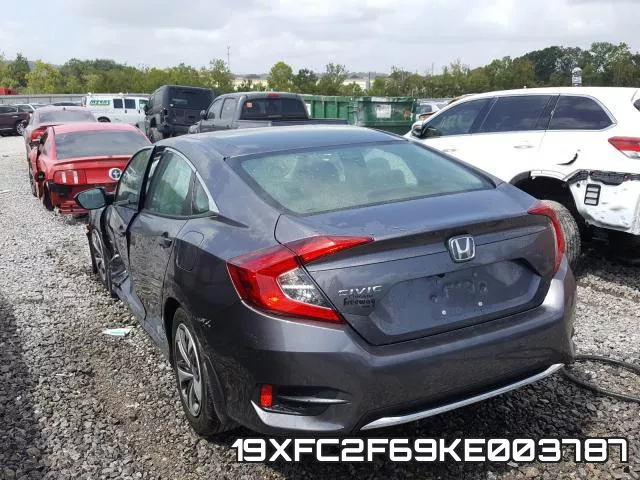 19XFC2F69KE003787 фото 4