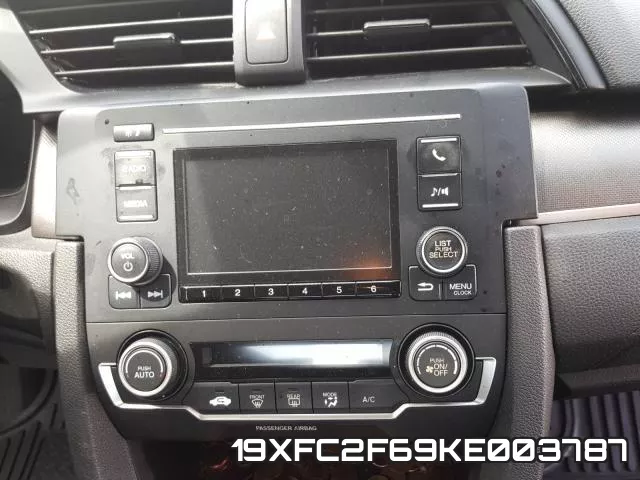 19XFC2F69KE003787 фото 10