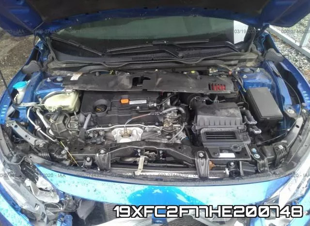 19XFC2F77HE200748 фото 2