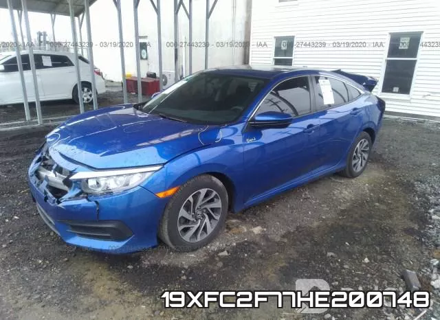 19XFC2F77HE200748 фото 3