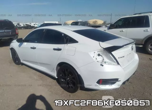 19XFC2F86KE050857 фото 4