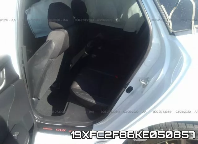 19XFC2F86KE050857 фото 9
