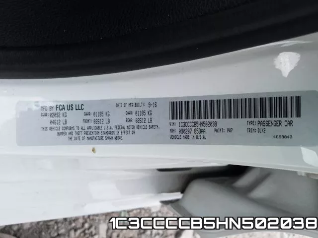 1C3CCCCB5HN502038 фото 2