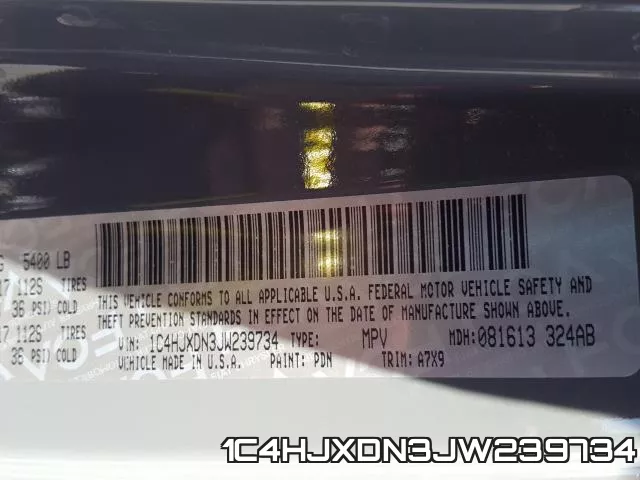 1C4HJXDN3JW239734 фото 2