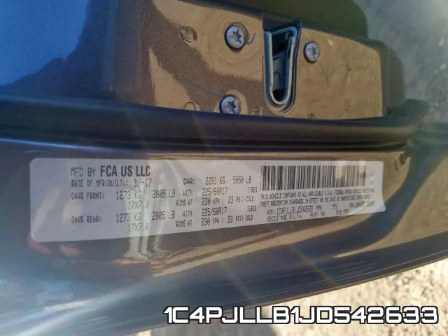 1C4PJLLB1JD542633 фото 2