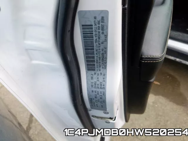 1C4PJMDB0HW520254 фото 2